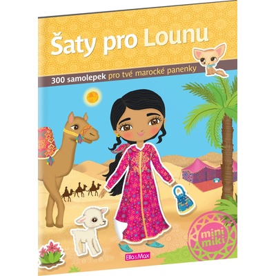 Šaty pro Lounu kniha samolepek