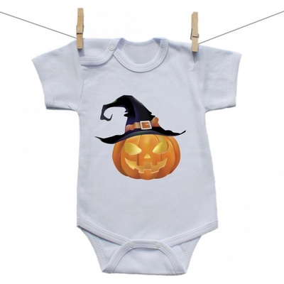 Boodyy Body s krátkym rukávom Halloween tekvica