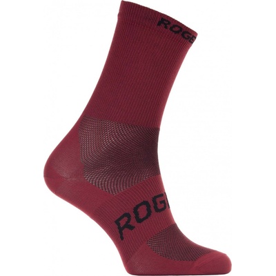 Rogelli Antibakteriálne ponožky SUNSHINE 08 s miernou kompresiou vínové