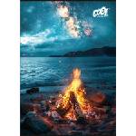 Victoria Тетрадка, с телбод, A4, изписана, 80 страници, COOL BY VICTORIA "Polar Night
