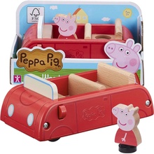 TM Toys Peppa Pig dřevěné rodinné auto a figurka Peppa