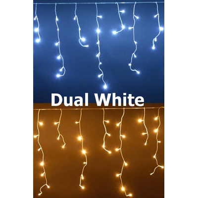 Vánoční osvětlení venkovní, světelné LED krápníky 310 LED / 15 m s Dual White 453687