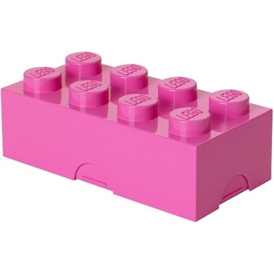 LEGO® box na desiatu 100x200x75mm červený