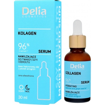 Delia Kolagén 96% hydratačné sérum na tvár krk a dekolt s kolagénom 30 ml