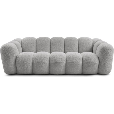Bobochic Светлосив диван от прежда с примки от букле 232 cm Hippolyte - Bobochic Paris (106441)