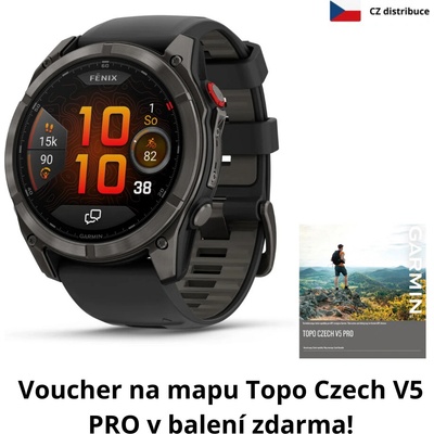 Garmin Fenix 8 PRO 51mm AMOLED Sapphire Black/Pebble Grey 010-03199-01 – Hledejceny.cz