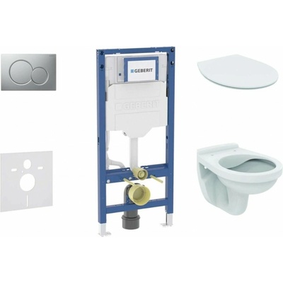 Geberit Duofix s tlačidlom Sigma01 SANI11CD2102