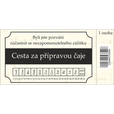 Cesta za přípravou čaje workshop čaje pro jednu osobu