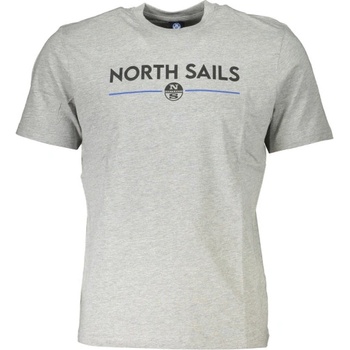 North sails Мъжка тениска с къс ръкав north sails, Цвят Сив (902837000_gr0926)