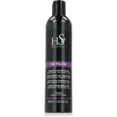 HS MILANO No Yellow Anti-Yellow Shampoo 350 ml шампоан за неутрализиране на жълти тонове унисекс