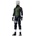 BANDAI Anime Heroes Naruto Hatake Kakashi Fourth Great Ninja War 17cm