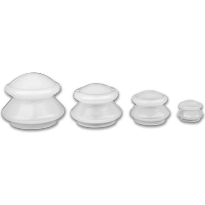 Medimas - Gumové masážne banky na bankovanie - 4 ks Silikon