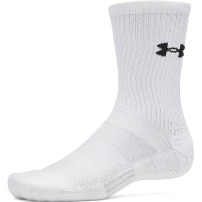 Under Armour ponožky Performance Cotton 3p Crw White/Steel/Steel