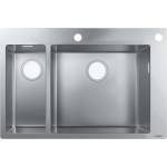 Hansgrohe - Вградена мивка S712-F655, неръждаема стомана 43310800 (43310800) Мивка за вграждане
