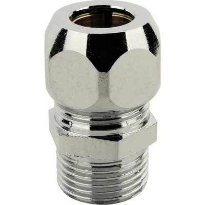 Kirchhoff kompresní spojka, chrom, 21 mm (1/2 vnější závit) x 10 mm