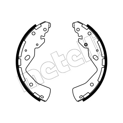 Sada brzdových čeľustí METELLI 53-0668 (530668)