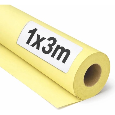 OFITURIA Kraft Paper Yellow Pastel - Roll 1 × 3 m - 6 Rolls - Wrapping Paper and Packaging Paper - Craft Paper for DIY, Decoration and Sewing Patterns - Tear-Resistant and Easy to Cut - COM620-parent2