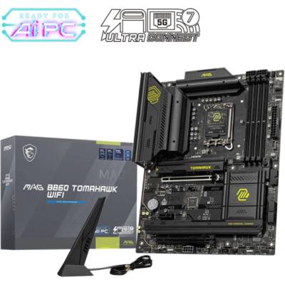 Дънна платка msi mag b860 tomahawk wifi, lga1851 - 911-7e39-001 (911-7e39-001)