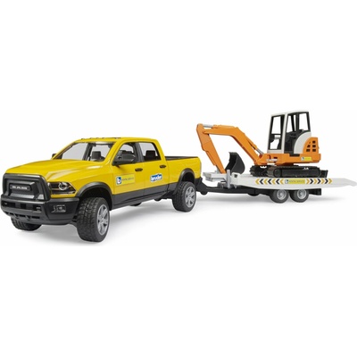 Bruder 2546 RAM Rental Service s bagrem