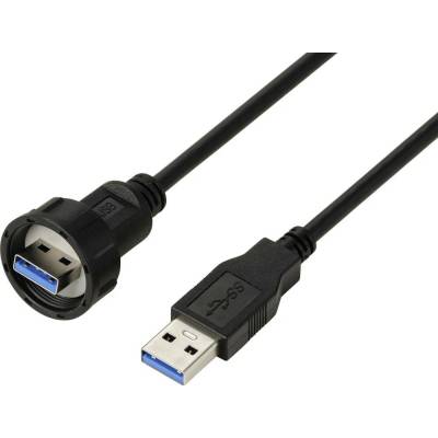 TRU COMPONENTS TC-E13T-MU3-MWA/NWA-0.5PV-S TC-13543560 USB konektor 0.5 m, 1 ks