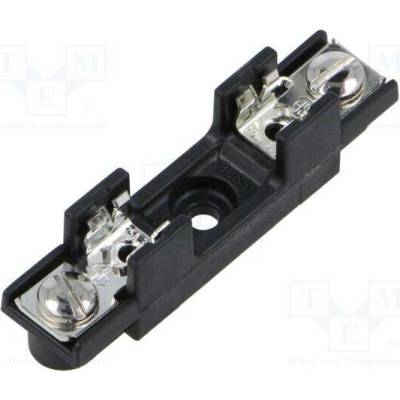 EATON/BUSSMANN BK-S-8301-1-R Zásuvka; přišroubováním; 6x32mm; 30A; termoplast; UL94V-0; 600VAC