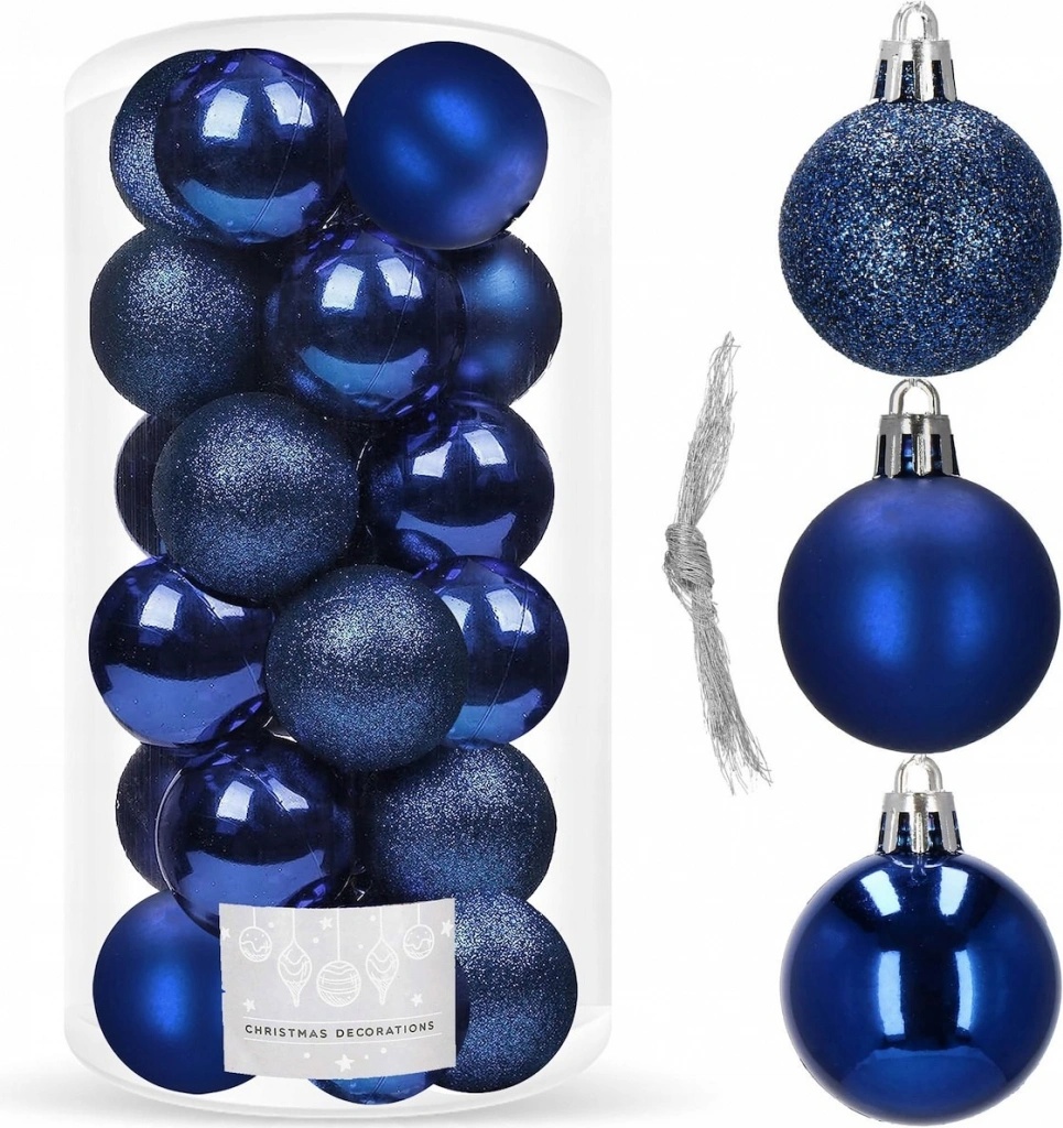 Tohle je absolutní vítěz srovnávacího testu - produkt SPRINGOS Vánoční baňky tmavě modré mix 4cm sada 20ks