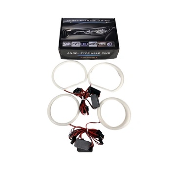 Ангелски Очи Лайтбар дизайн за bmw x3 e83 (2000-2010) - бял цвят