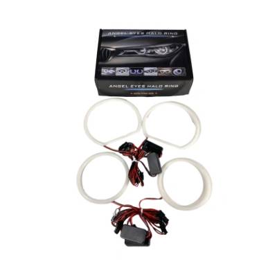 Ангелски Очи Лайтбар дизайн за bmw x3 e83 (2000-2010) - бял цвят