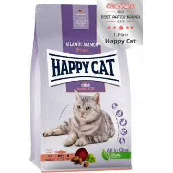 Happy Cat Culinary Senior Atlantic Salmon - храна за възрастни котки, над 8 години, със сьомга, пилешко, ориз, картофи, 0, 300 кг, Германия - 70610