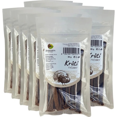 Bohemia Pet Food 10x BOHEMIA Krůtí tyčinky 85 g