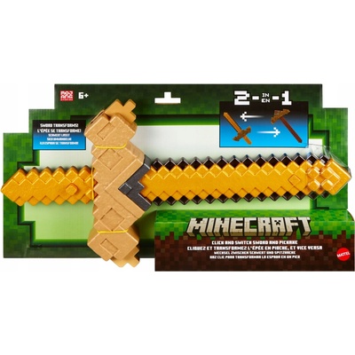 Minecraft transformující se meč/krumpáč JKC