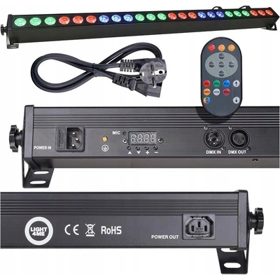 LIGHT4ME DECO BAR 24 RGB IR LED