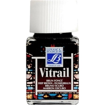 Lefranc & Bourgeois Vitrail Боя за стъкло 102 Deep Brown 50 ml 1 бр (74.6028)