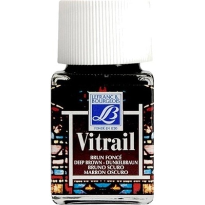 Lefranc & Bourgeois Vitrail Боя за стъкло 102 Deep Brown 50 ml 1 бр (74.6028)