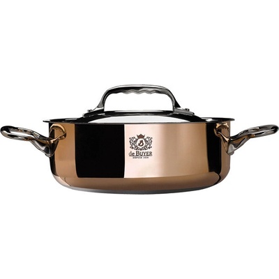 de Buyer Prima Matera hrniec medený pr. 28 cm, 2 rukoväte TOM, D-6241-28
