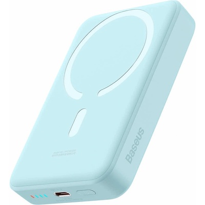 Baseus Magnetic Mini Wireless Charging Power Bank 10000 mAh 30W (PPCX110203) - преносима външна батерия с USB-C порт и безжично зареждане с MagSafe (син)