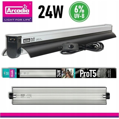 Arcadia PRO T5 UVB Kit 6% UVB 24 W, 550 mm/16 mm