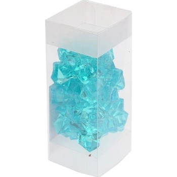 Unihouse Dekorativní kamínky plastové modré 100 g