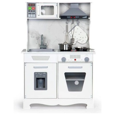 ECOTOYS - Дървена кухня със звукови и светлинни ефекти (ETTL10181)