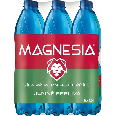 Magnesia přírodní minerální voda jemně sycená 12 x 1,5 l