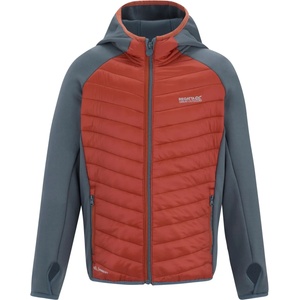 Regatta Детско поларено яке Regatta Kid's Junior Andreson Hybrid Hybrid jacket - Dark Storm / Brick - размер 10-11 Years (703-7785-0517)