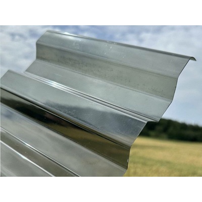 Palram Trapéz polykarbonátová deska 2,5 m 2500 x 1060 x 0,8 mm antracit 1 ks