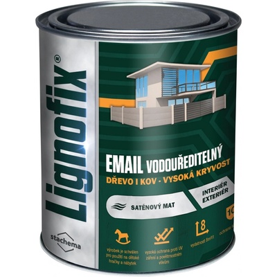 Lignofix email vodouředitelný 2,5 l kávový