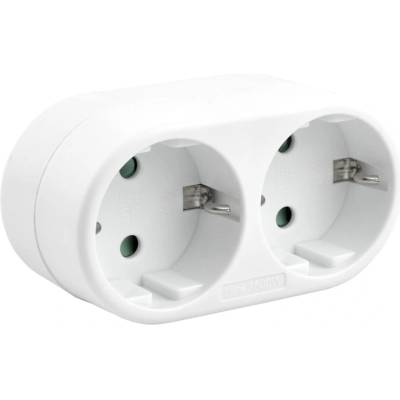 Xmart Разклонител xmart sq-gzb -01/02y - 2 ГН. БЯЛ (3800202097146)