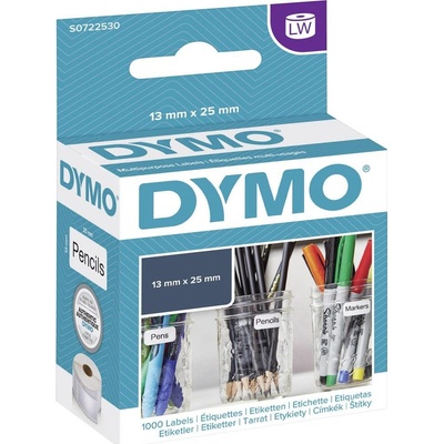 DYMO etikety v roli 11353 S0722530 25 x 13 mm papier biela 1000 ks trvalé univerzálne etikety; S0722530