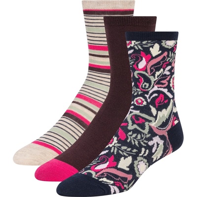 Ted Baker Дамски чорапи Ted Baker Womens Crew Socks - Navy/Patt Mix