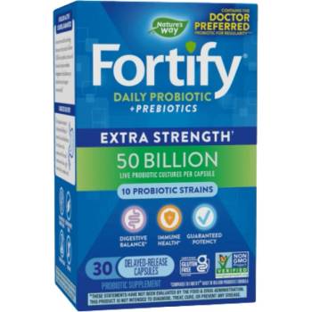 Image 1 of Nature's Way Fortify Daily 50 Billion Active Probiotics | Extra Strength [30 капсули]