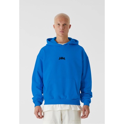 Urban Classics Суичър LY HOODY - BEAUTIFUL CHAOS BLACK/BEIGE cobalt blue XXLUB-LY418-01495 - Бял, размер L
