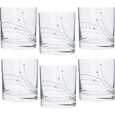 Swarovski Skloplatina Pohár na whisky SIMONA OF sada 6 x 300 ml