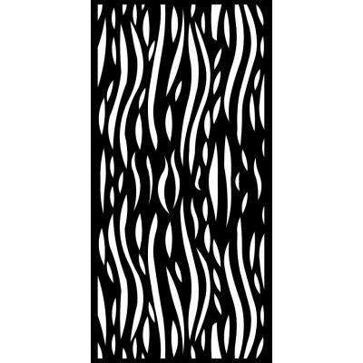 Designová kovová výplň, laserem vypálený vzor 1019, rozměr 1000x2000x2,5 mm, bez povrchové úpravy